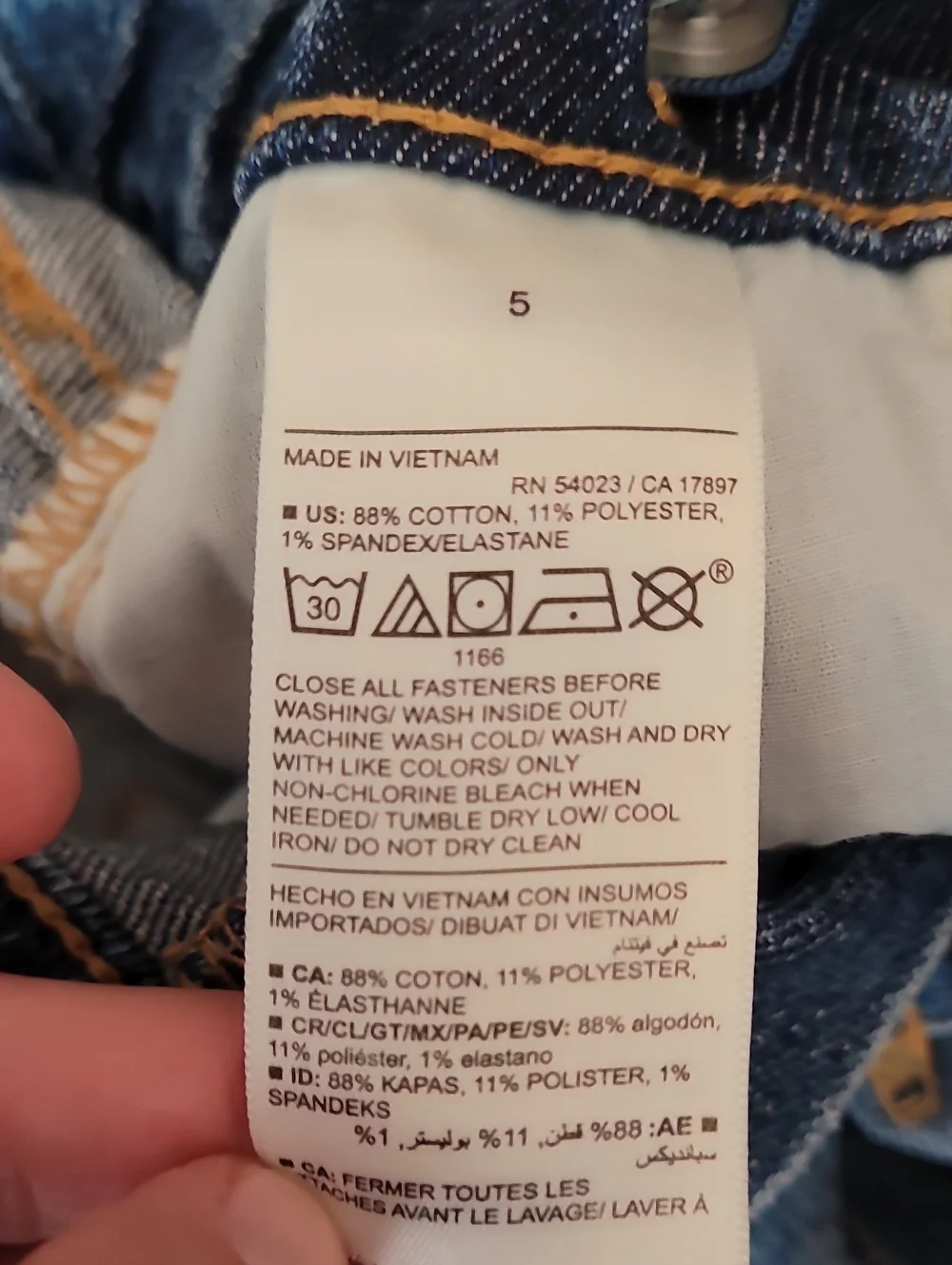 Old Navy Girls High Rise Flare Jeans Size 5 Adjustable Waist Denim Cotton